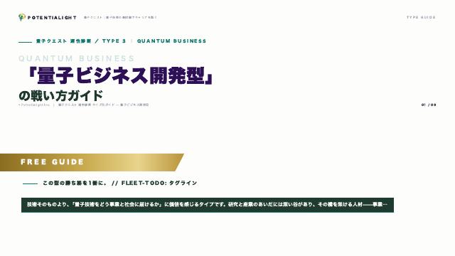 量子ビジネス開発型の戦い方ガイド 表紙