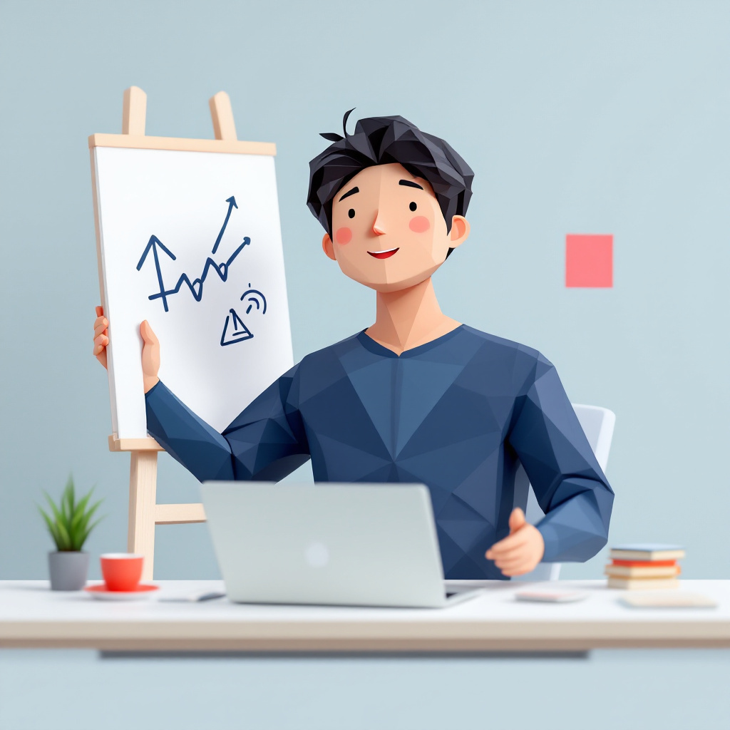 量子スタートアップ人材のキャラクターイラスト